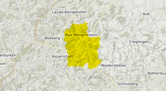 Immobilienpreisekarte Bad Mergentheim